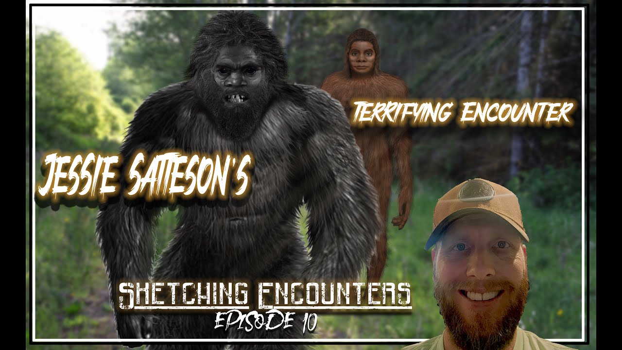 15 Ft. FROM A MASSIVE, ANGRY, SASQUATCH protecting a FEMALE  in the Sierra Nevada Mountains of CA!