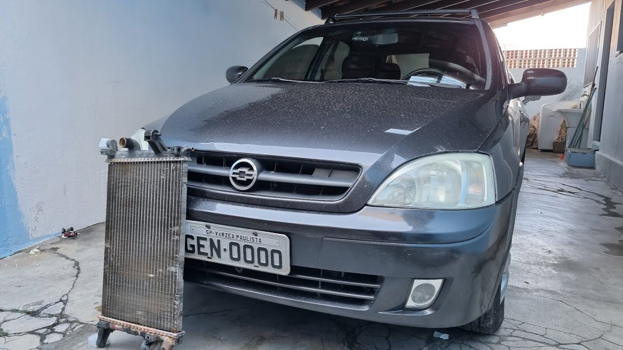 Radiador do Corsa 1.8 Furou - Tive que Trocar