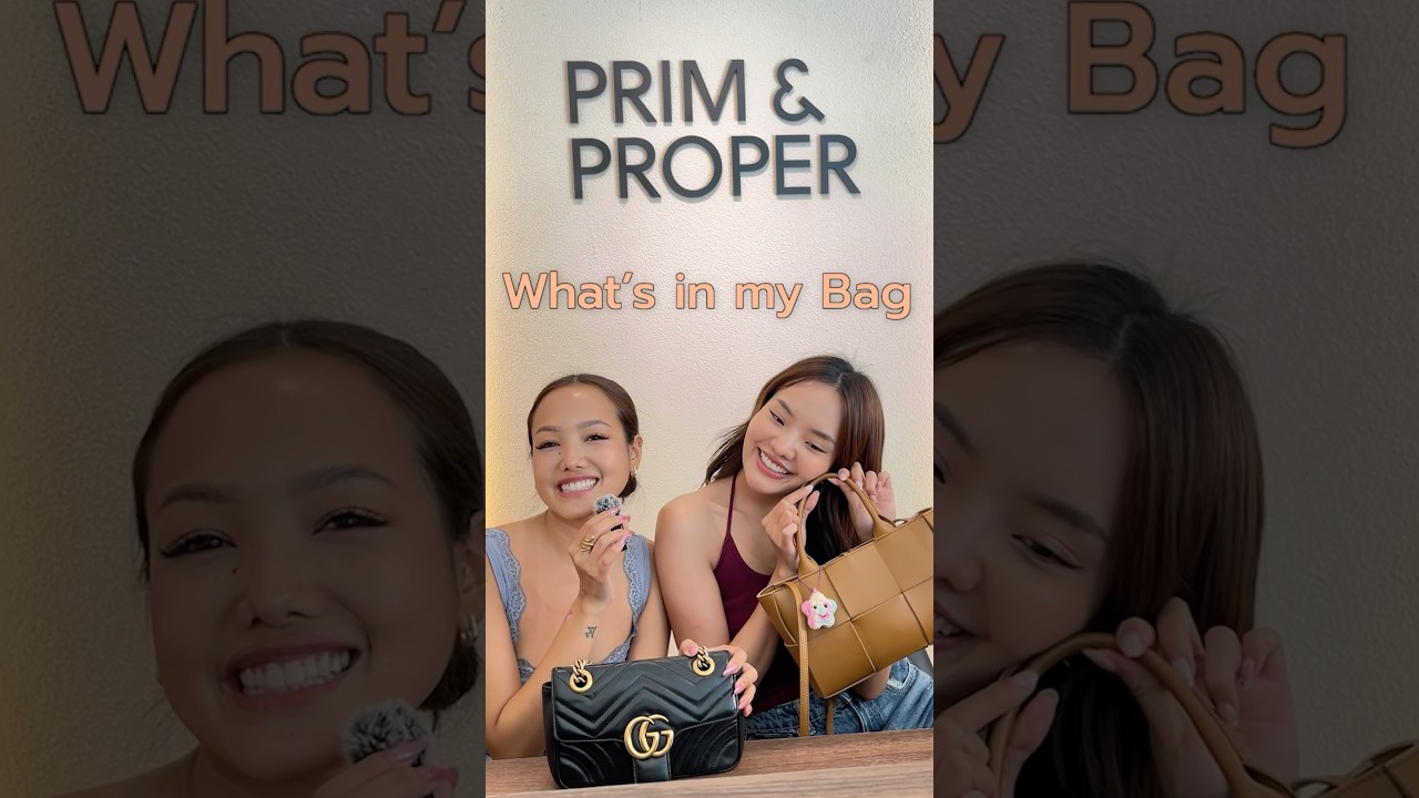 What&rsquo;s in my bag ~~~~~ 👜 #ร้านทำผมของสองพี่น้อง👭 #primandproper #whatinmybag