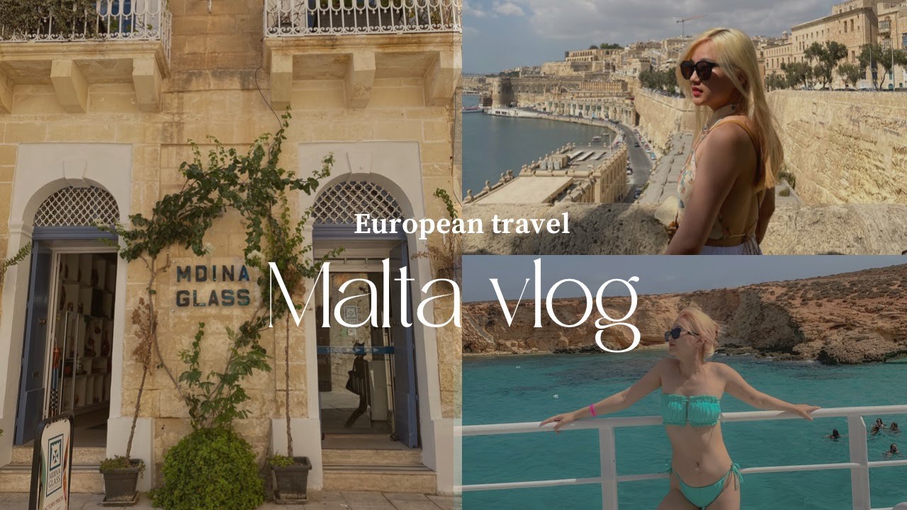 ENG: Travel vlog: Du lịch Châu Âu, me in Malta, quốc đảo xinh đẹp ở Địa Trung Hải
