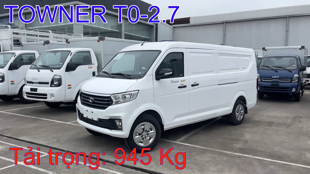 Tư Vấn Báo Giá Xe Tải Van 2 Chỗ Ngồi Tải Trọng 1 Tấn Thùng Dài 3m THACO TOWNER T0-2.7 Số Sàn