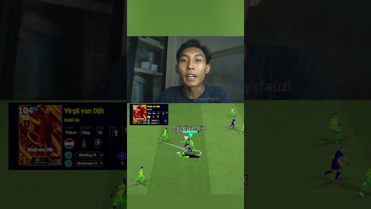 Ini Manusia apa Toren? Racikan Van Dijk Big Time eFootball Mobile.#efootball  #efootballmobile