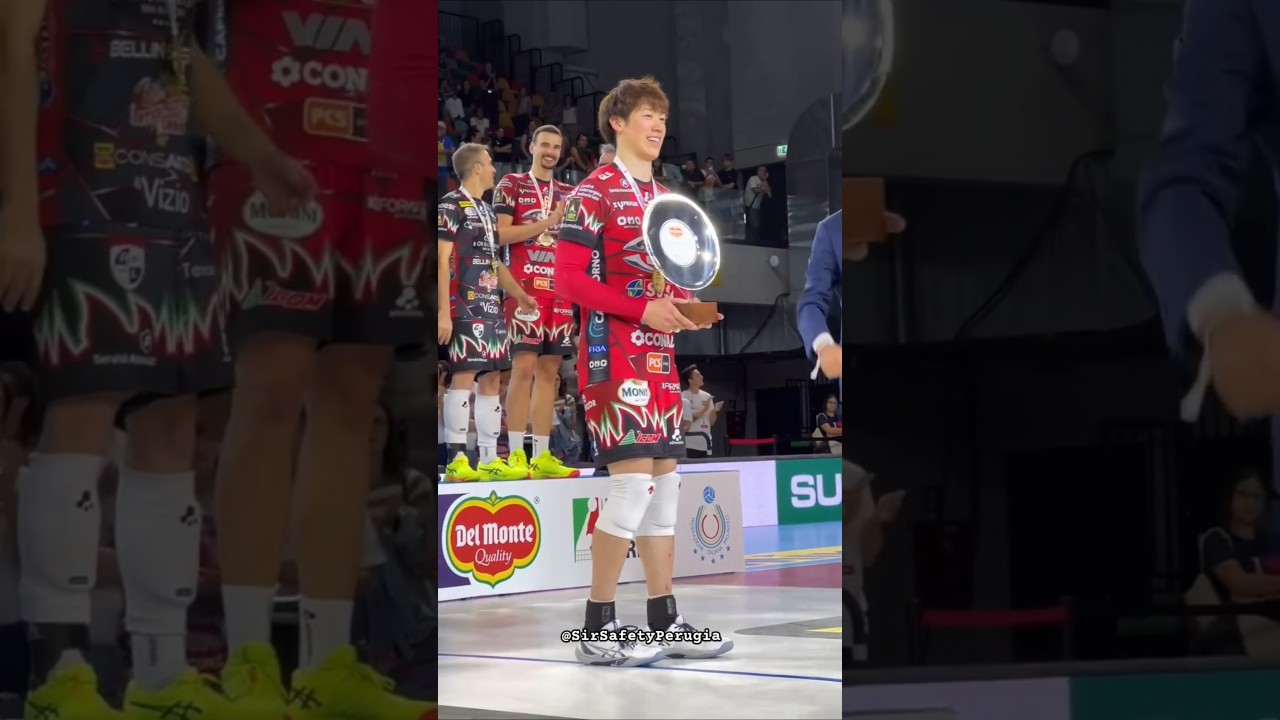 Mr. MVP🔥🎉 Supercoppa 2024 | Yuki Ishikawa #волейбол #volleyballworld #バレーボール #pallavolo nishida ran