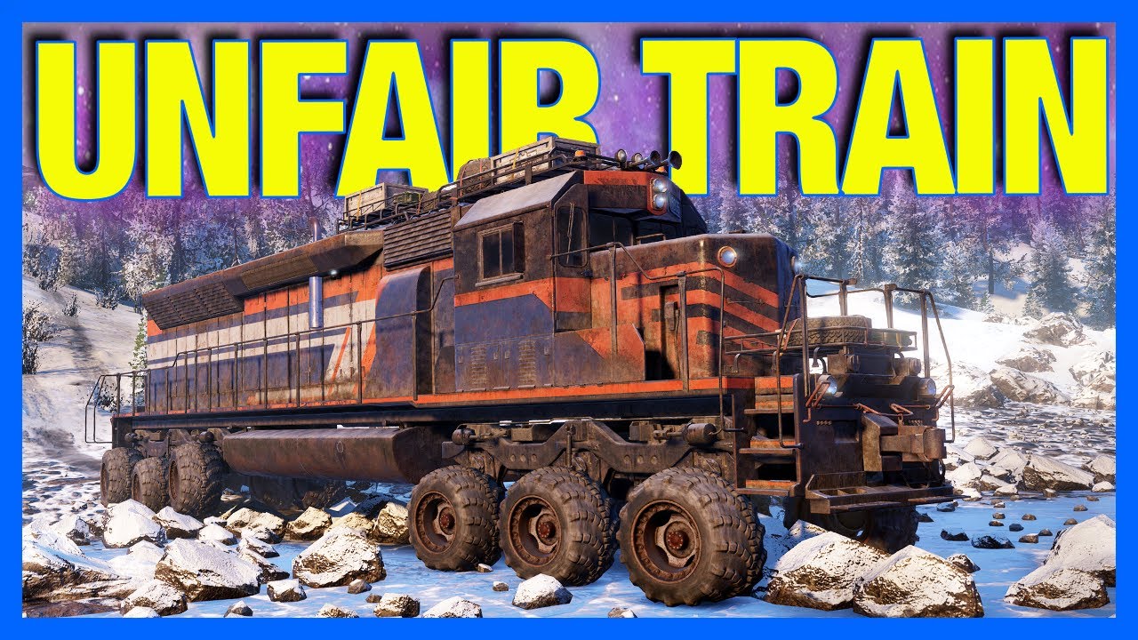 Snowrunner : The OP Train Mod!! (Snowrunner Season 4)