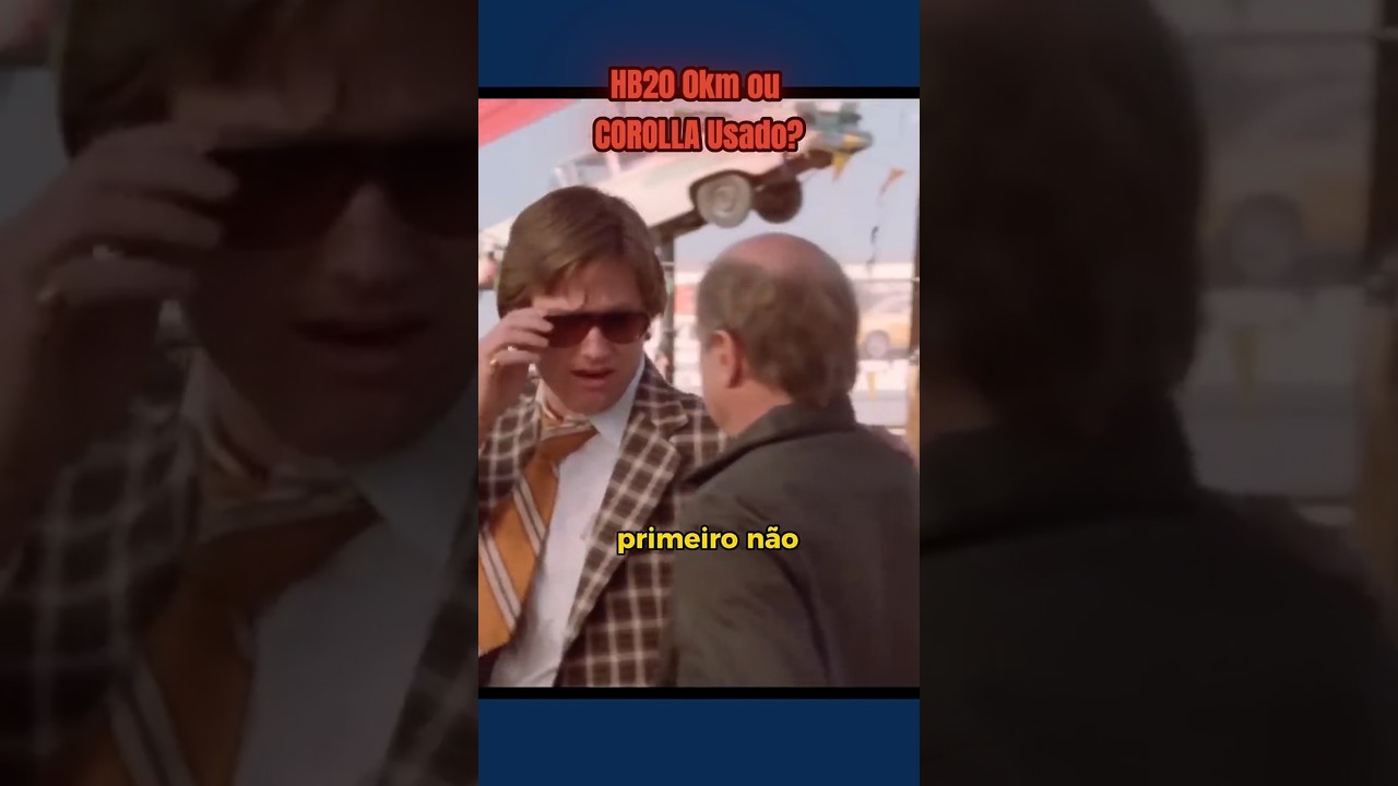 Com R$ 100 mil: HB20 Zero ou Corolla Usado? (A melhor escolha).