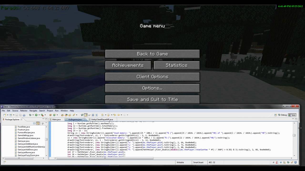 How to code a Minecraft Client Ep 5 - Indepth GUI