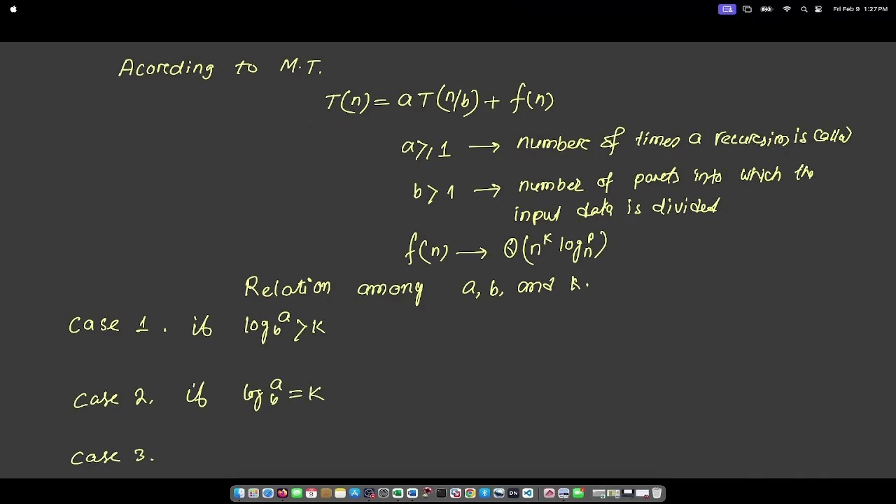 Masters Theorem