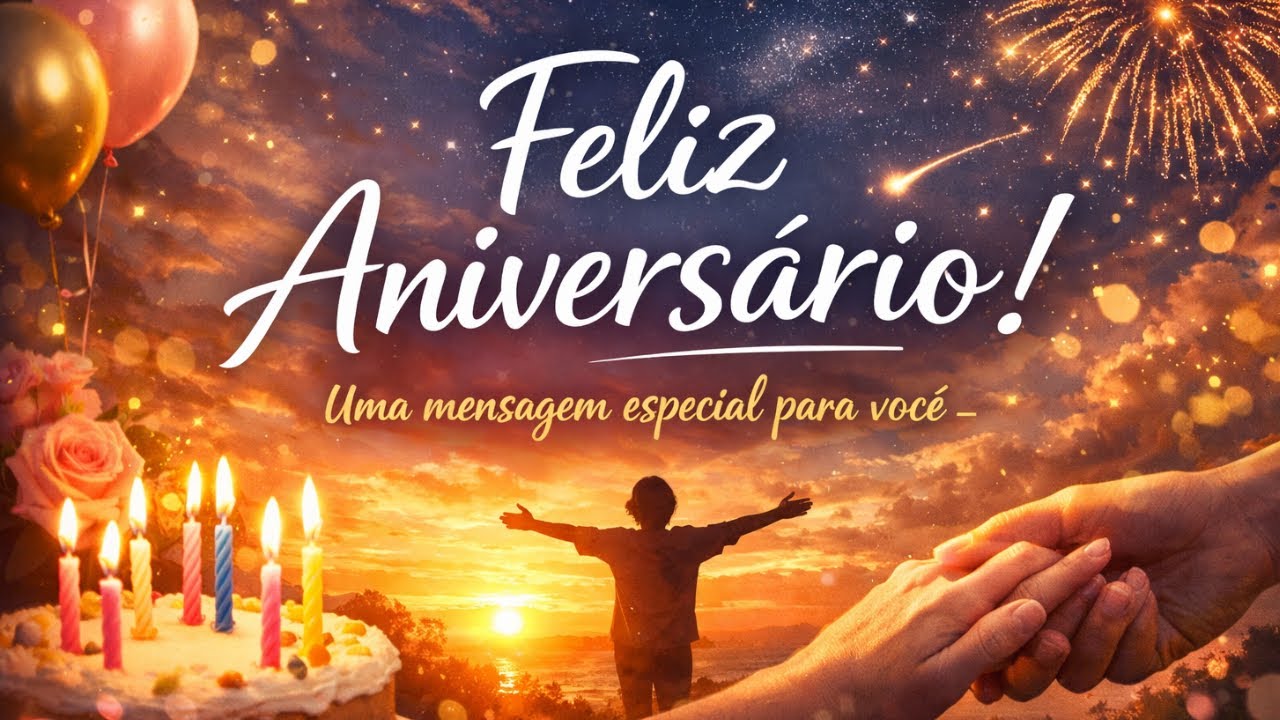 Feliz Aniversário 🎂 | Uma Mensagem Linda, Emocionante e Especial Para Você