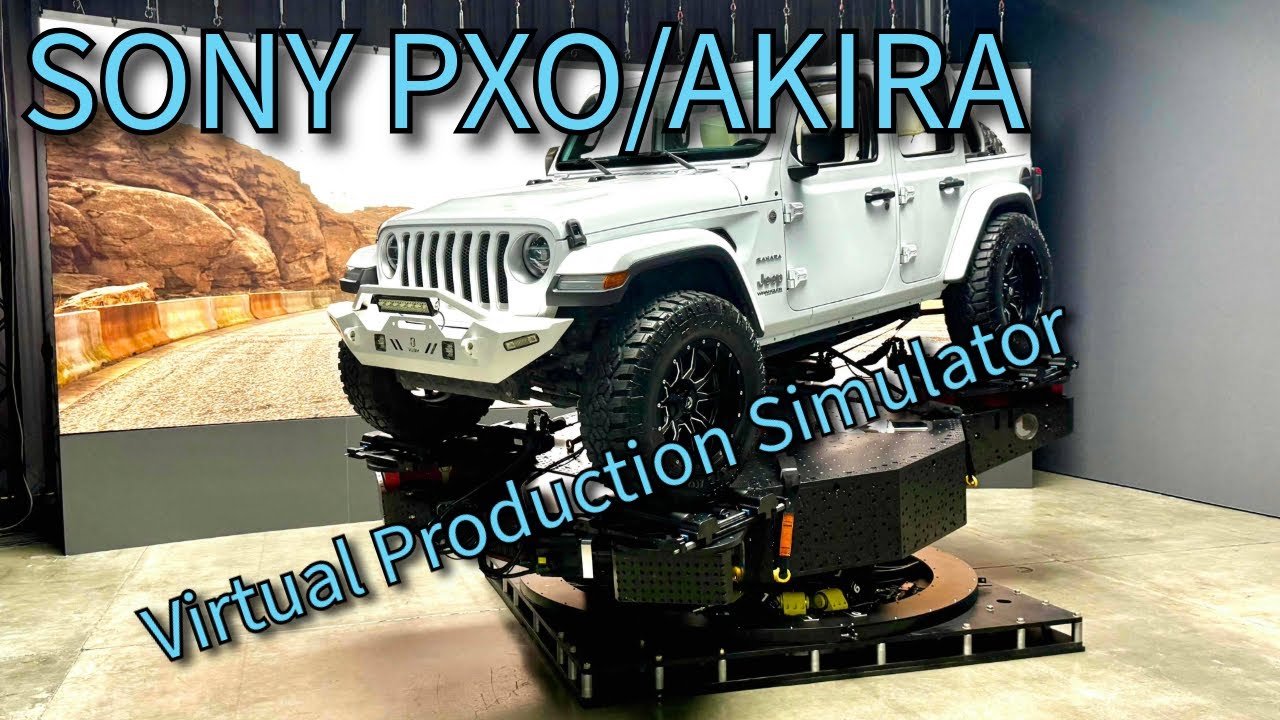 Vehicle Motion Production Simulator. SONY Booth CES!!!
