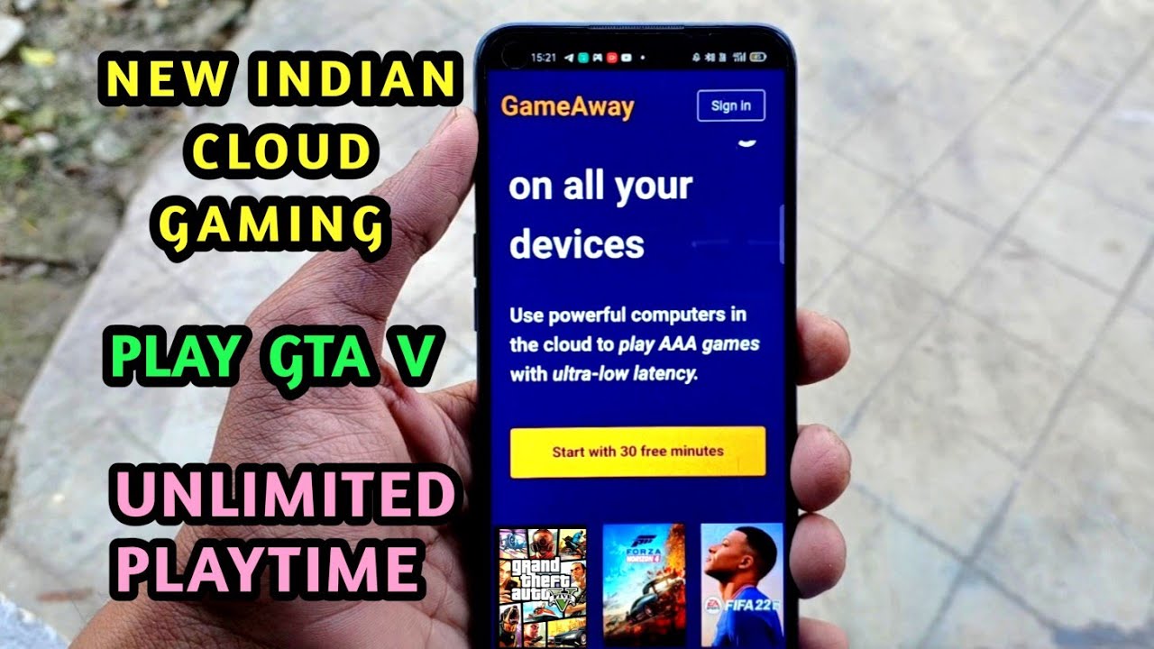 (LATEST) INDIAN CLOUD GAMING USE POWERFULL CLOUD PC PLAY ALL PC GAMES ON MOBILE UNLIMITED PLAYTIME