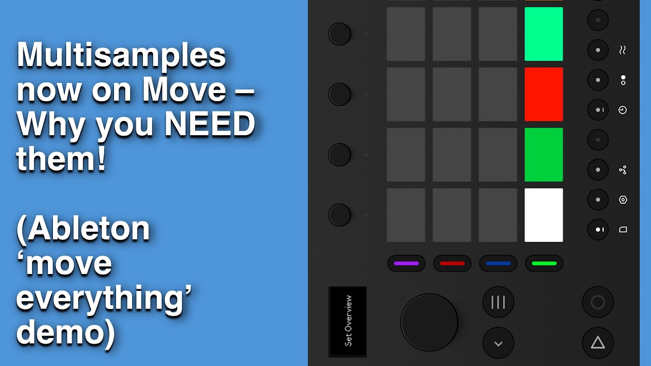 Multisamples now on Move - why you might NEED them! ('Move Everything' demo)