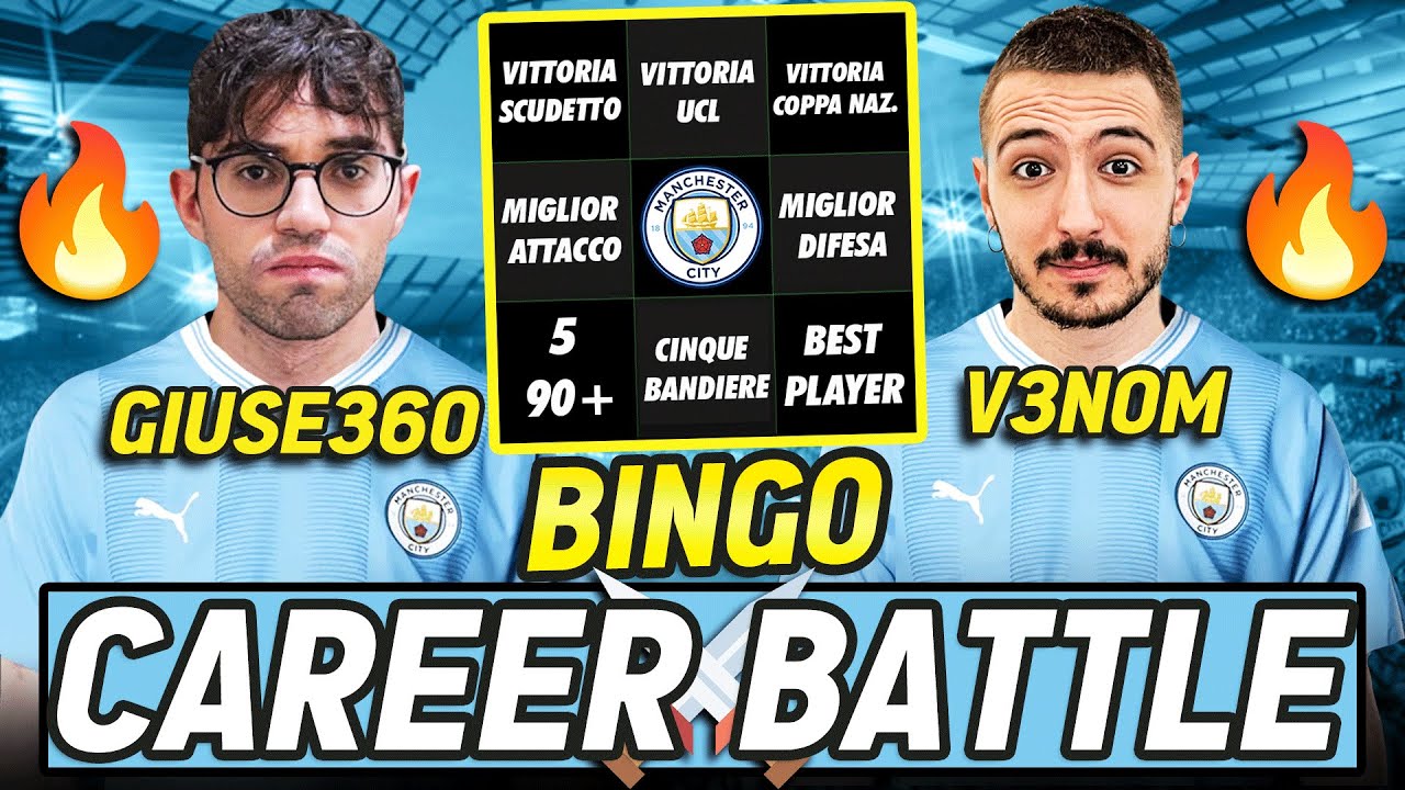 BINGO CAREER BATTLE! NUOVA SFIDA SU FC24 CON V3NOM!