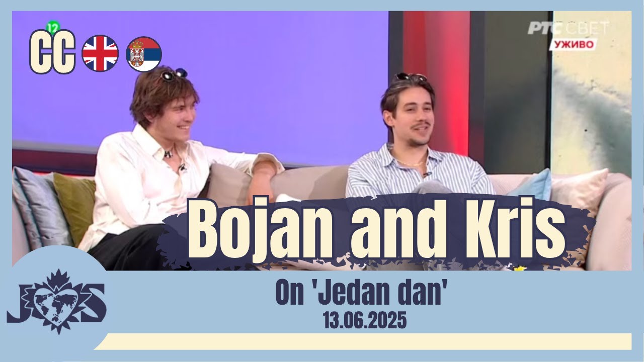 [ENG SUB] Bojan Cvjetićanin and Kris Guštin on 'Jedan dan', RTS Serbia (13.06.2025)