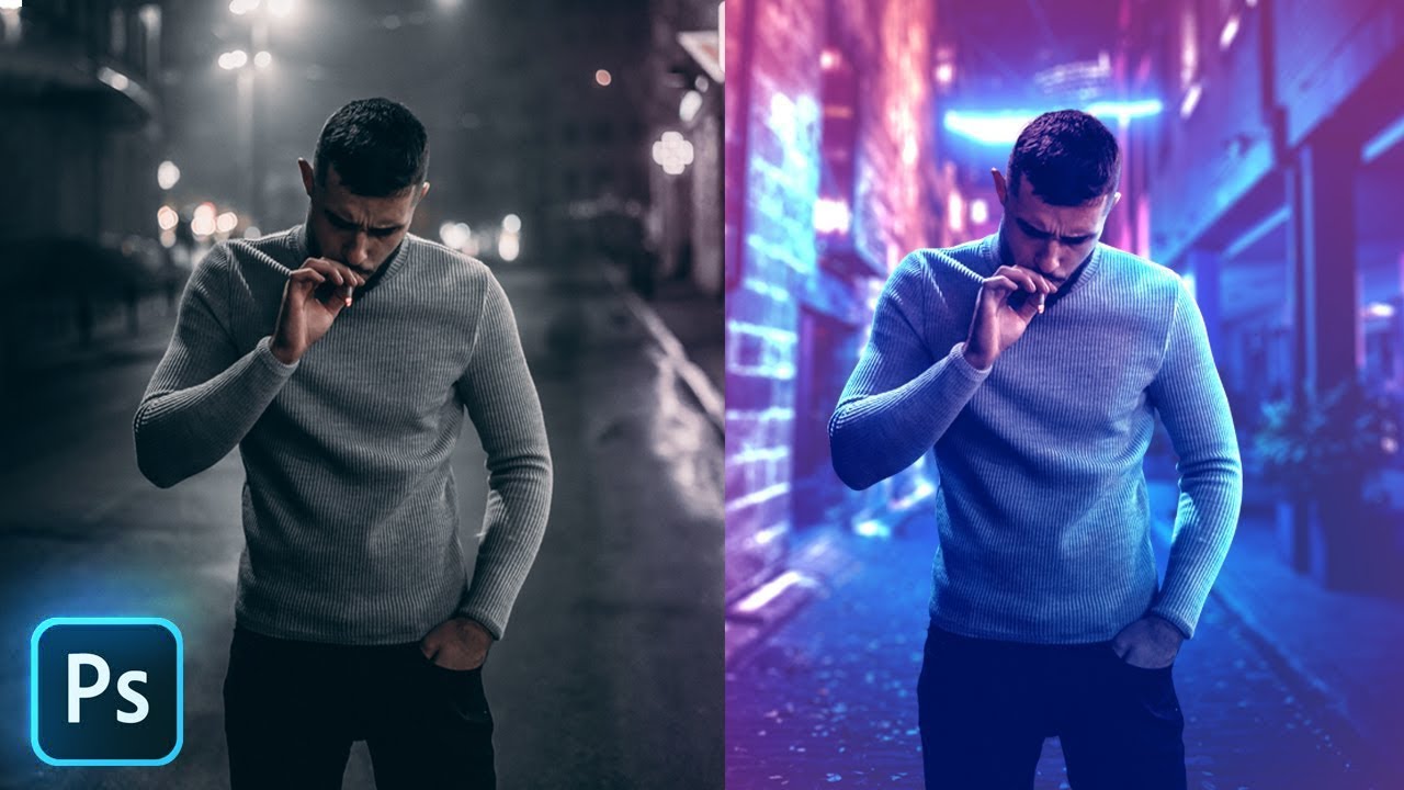Transform Your Photos with CYBERPUNK Photoshop Effect Tutorial | Satisfied Official