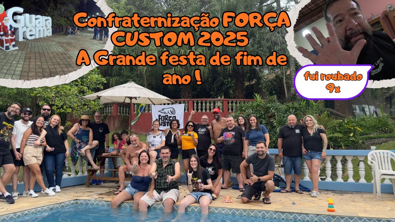 A Festa da firma pra fechar o ano! Teve membro que foi roubado 9x...