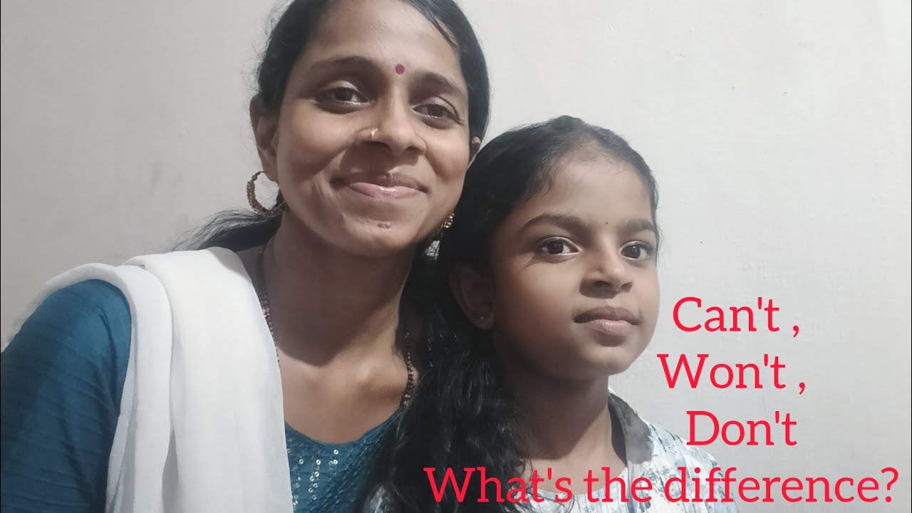 Can't, Won't, Don't - What's the Difference?!Easy English Explanation