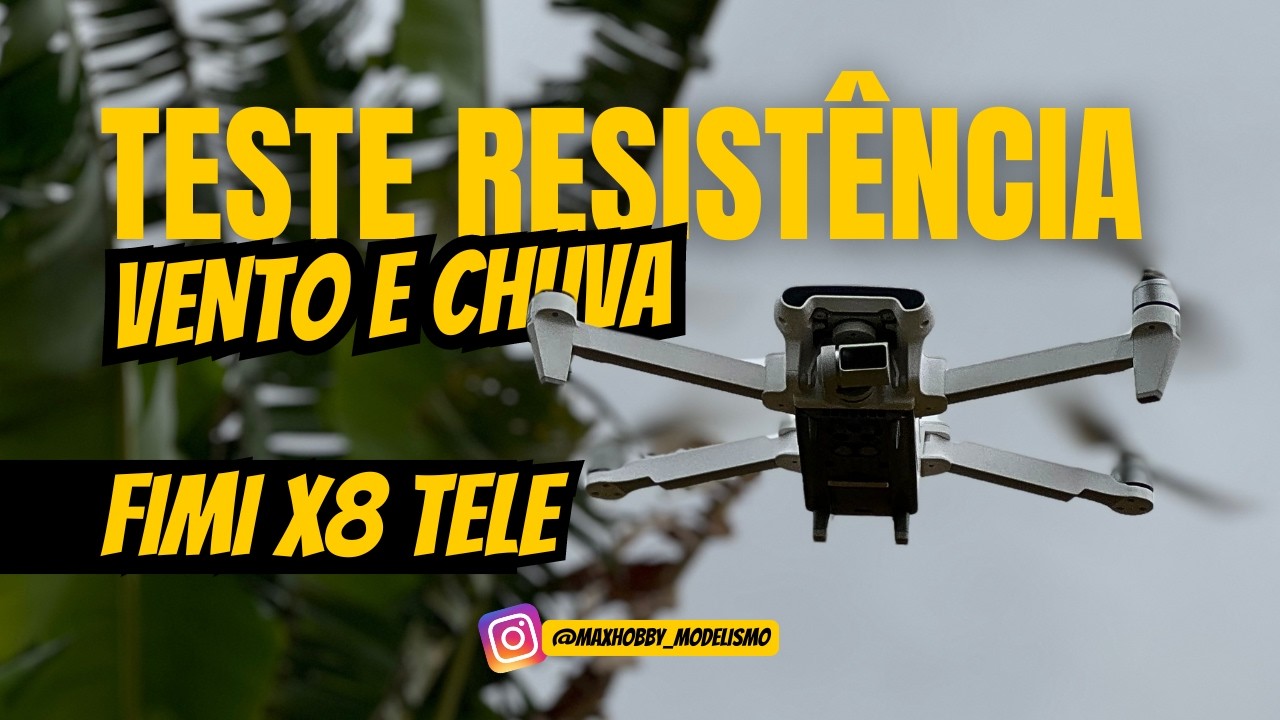 Drone Resistente ao Vento e &agrave; Chuva: Melhor Custo-Benef&iacute;cio - FIMI X8 TELE