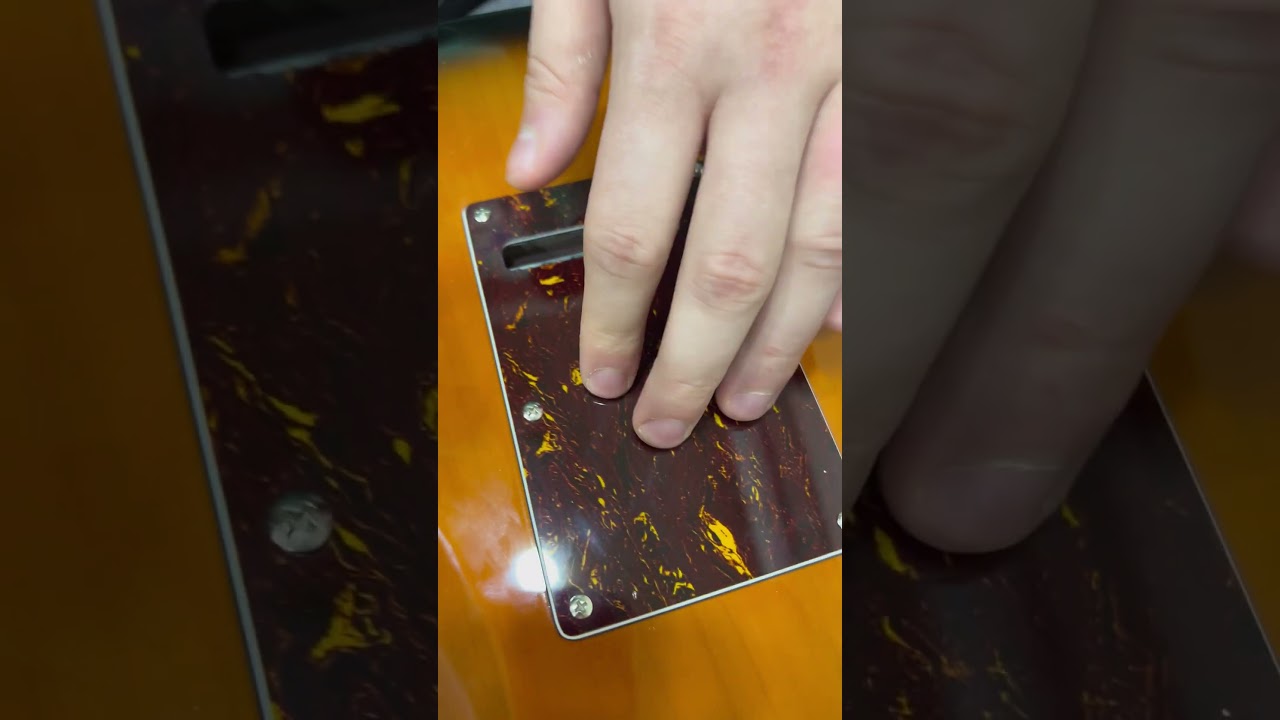 Easy and cheap way to decorate your guitar. Squier Pickguard changing.