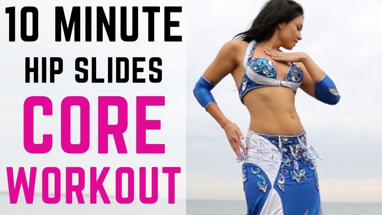 10 Minute BELLY DANCE WORKOUT for Beginners Step by Step - HIP SLIDES