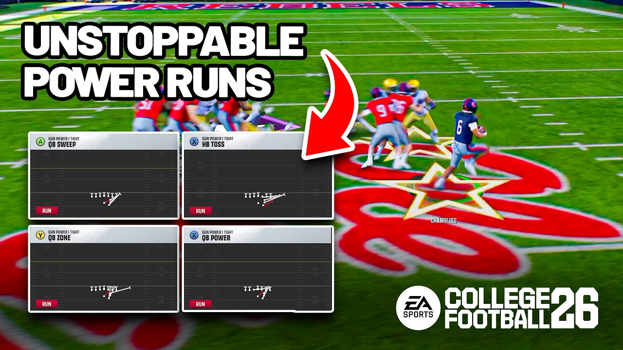 Самая неудачная схема силовых забегов в College Football 27 + Как её остановить! (Советы по CFB 27)