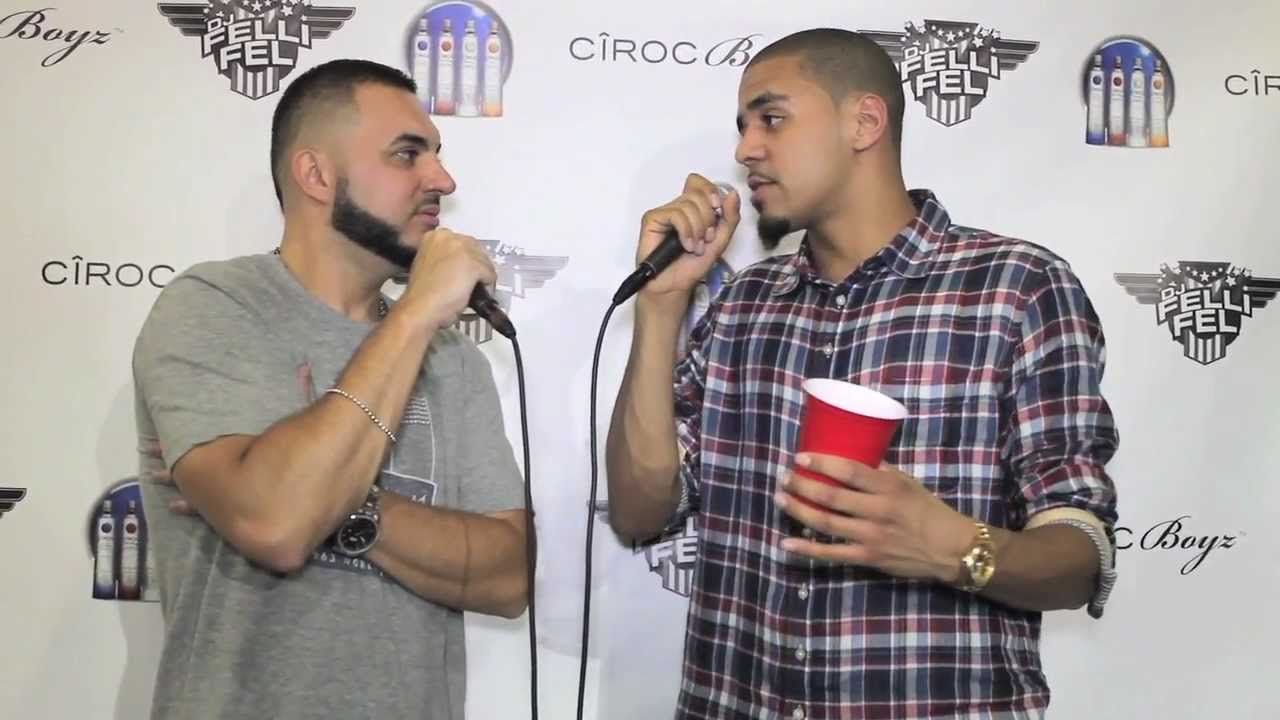 J. Cole Interview w/ DJ Felli Fel at Powerhouse 2012