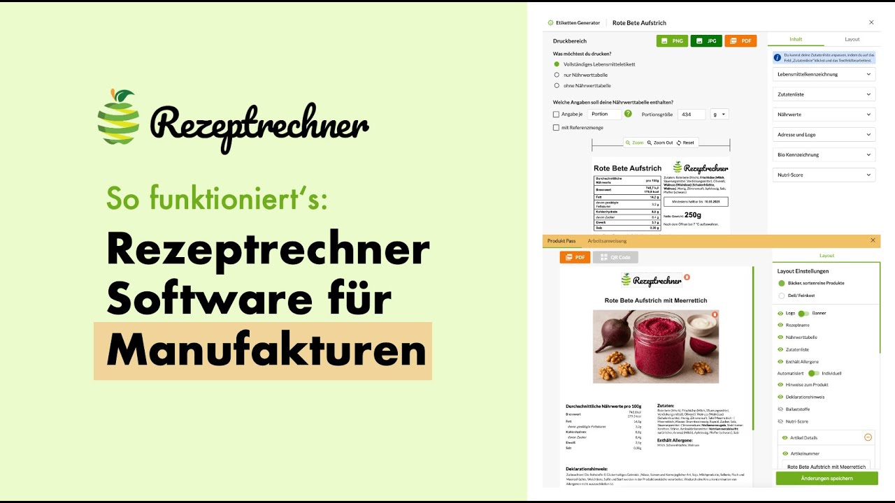Rezeptrechner Software für Manufakturen - So funktioniert's