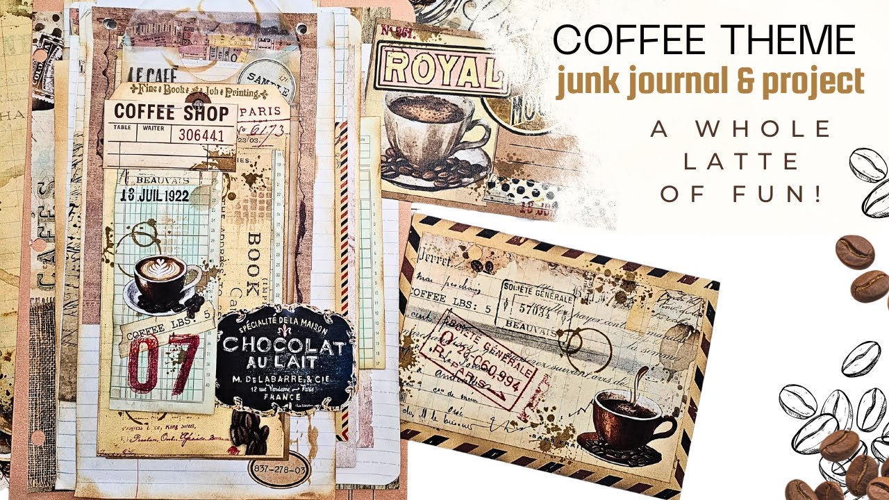 Coffee Shop Collection Preview & Junk Journal Project