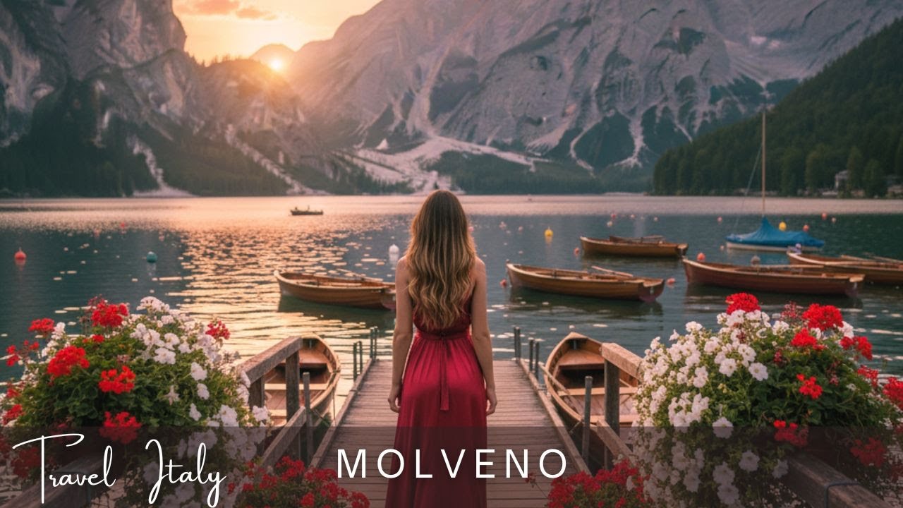 Molveno🌊Lago🧜🏽 Dolomiti⛰️ Italy Walking Tour Captions & Immersive Sound |Ep.31
