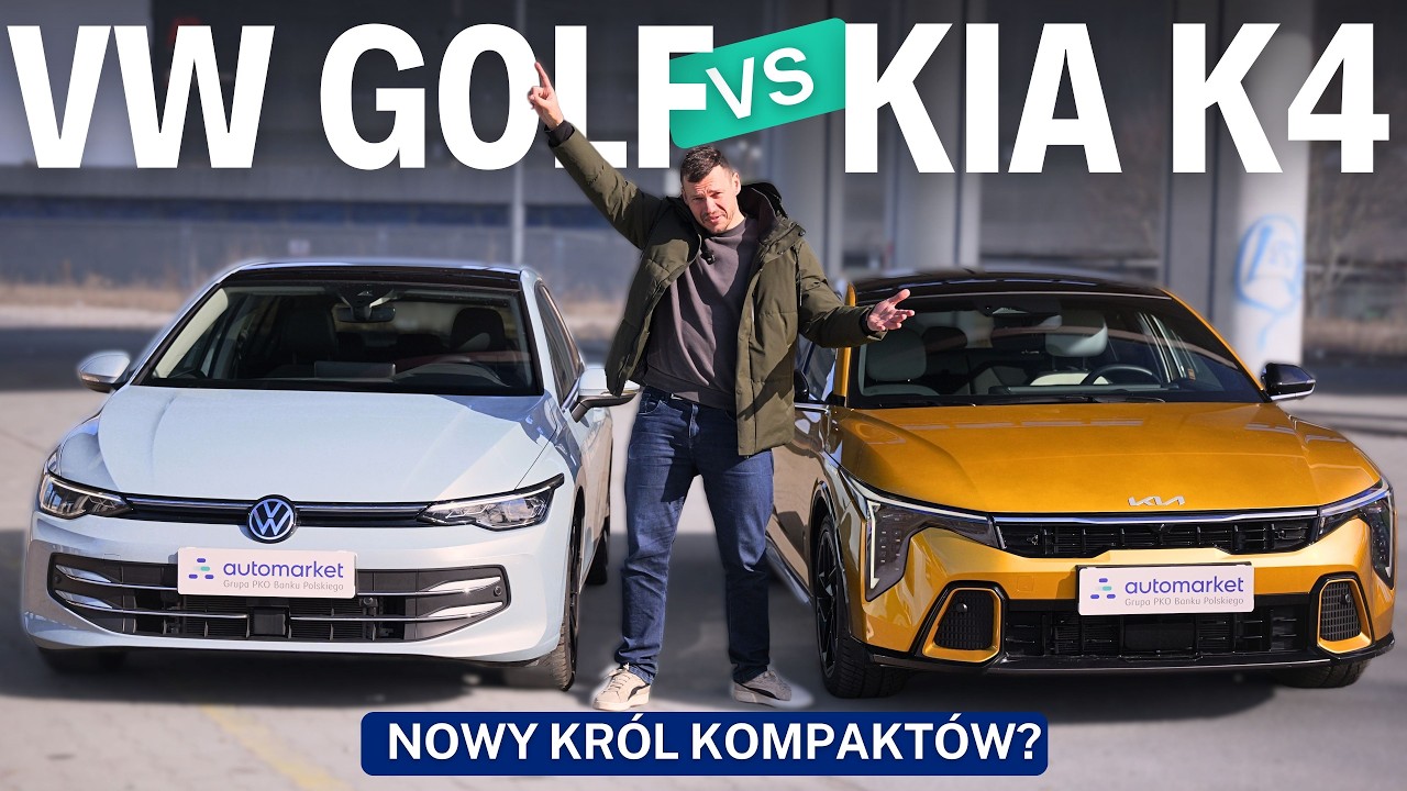 Volkswagen Golf vs KIA K4 - czy Golf przestał być „królem kompaktów”?
