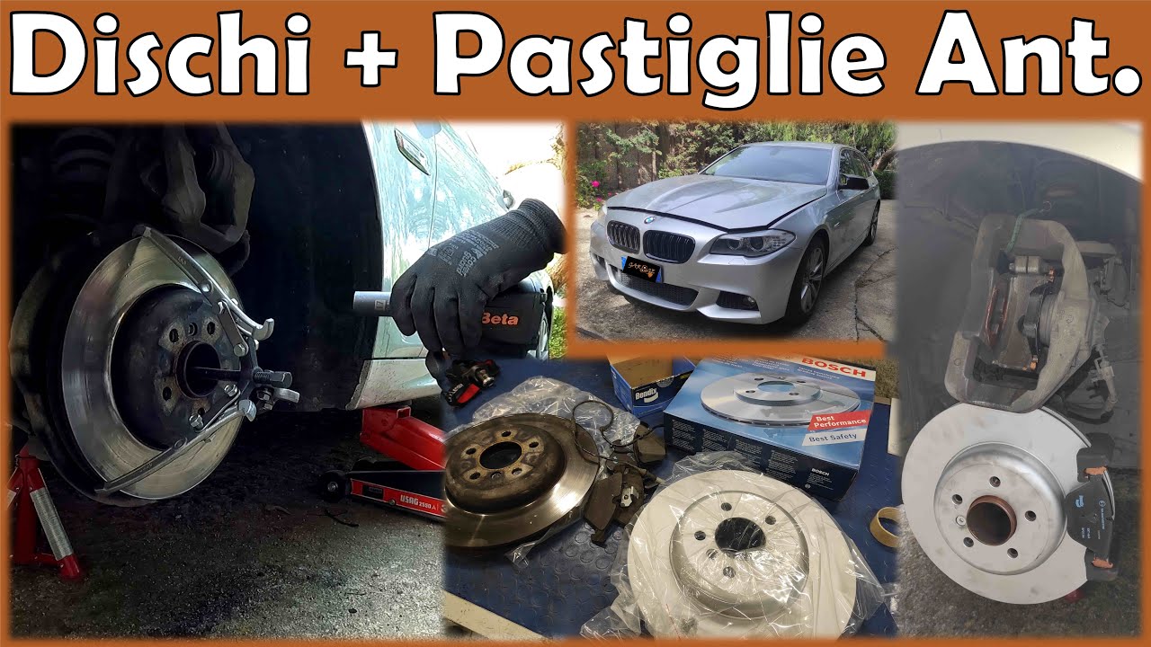 Sostituzione DISCHI e PASTIGLIE Anteriori con Sensore di Usura - BMW Serie 5 F10 / F11