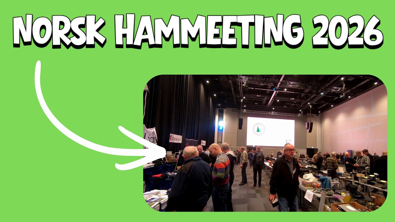 Why do hams from across Europe come to this hamfest? Norsk Hammeeting 2026