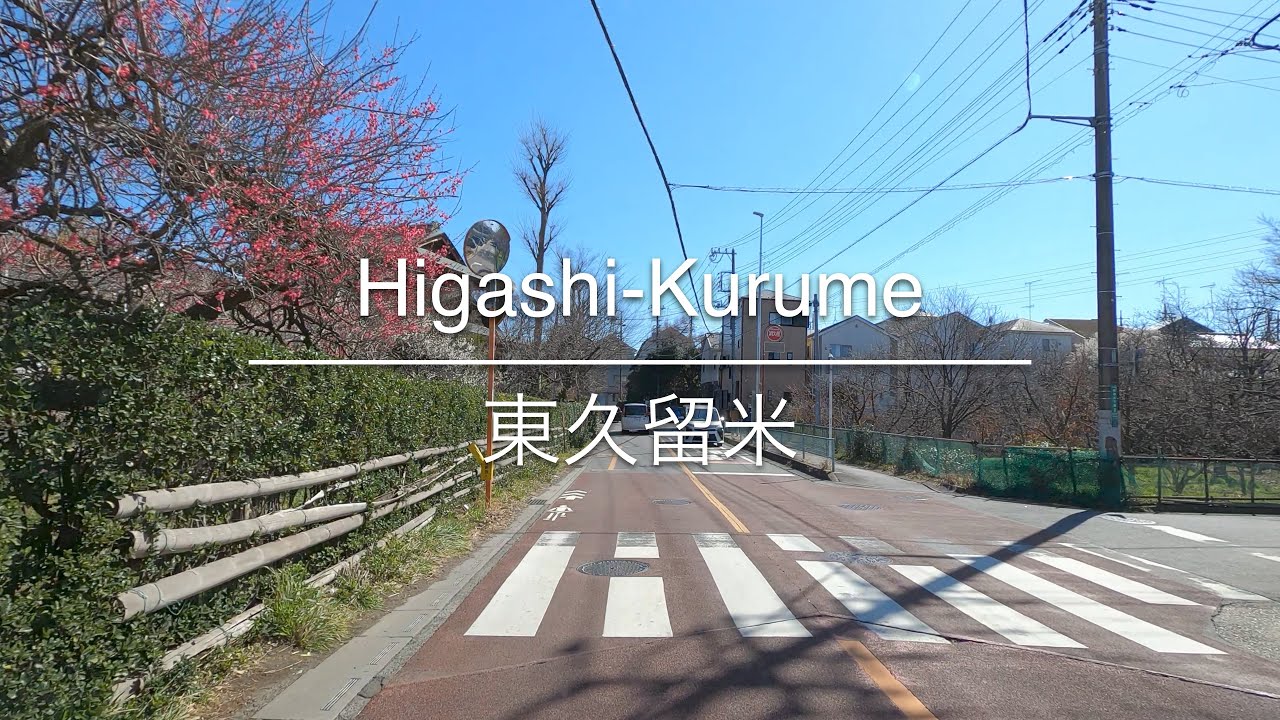 [4K] Higashi-Kurume 東久留米 [Tokyo 東京] [Drive ドライブ] #529