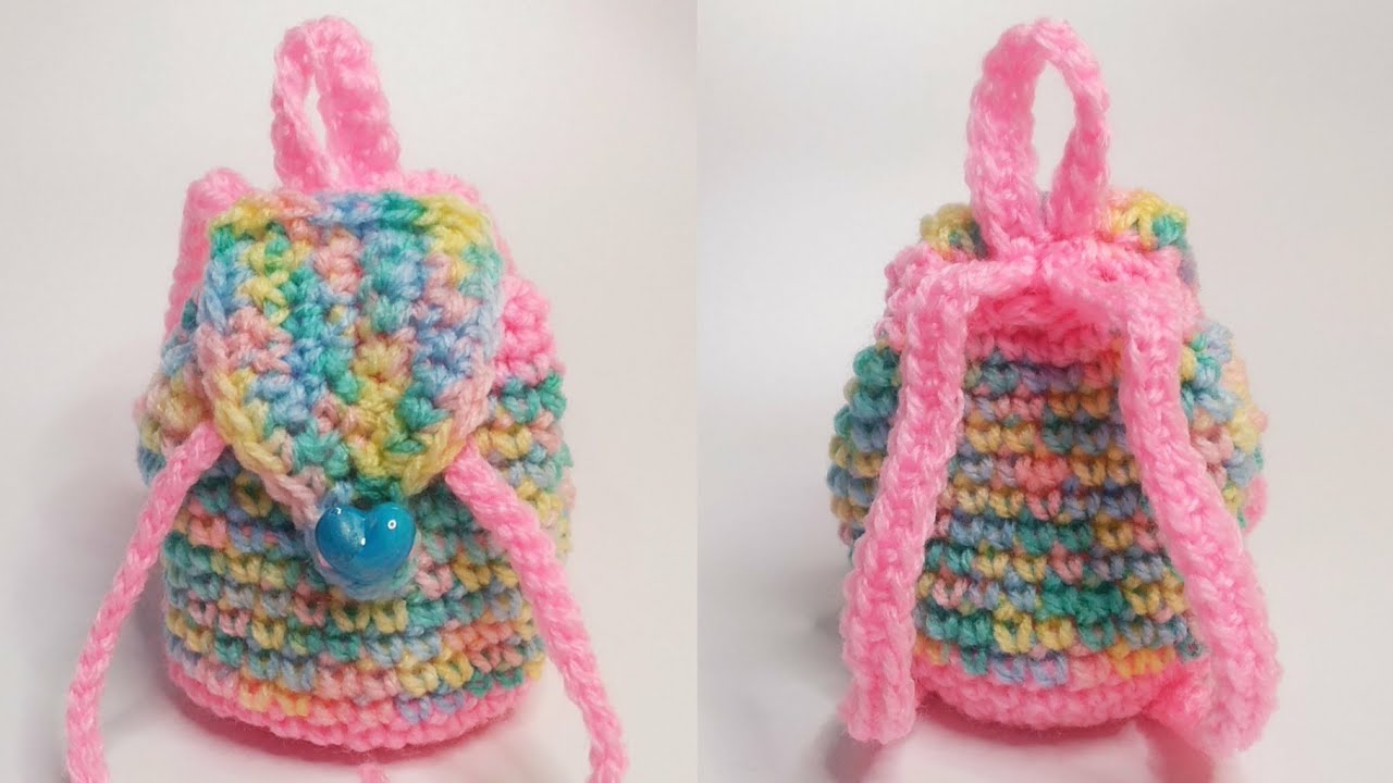 How to Crochet a Mini-Backpack (For Beginners)
