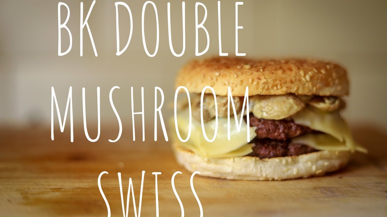 The Discontinued BK Mushroom Double Swiss Copycat - Recipe and Instructions in 4K