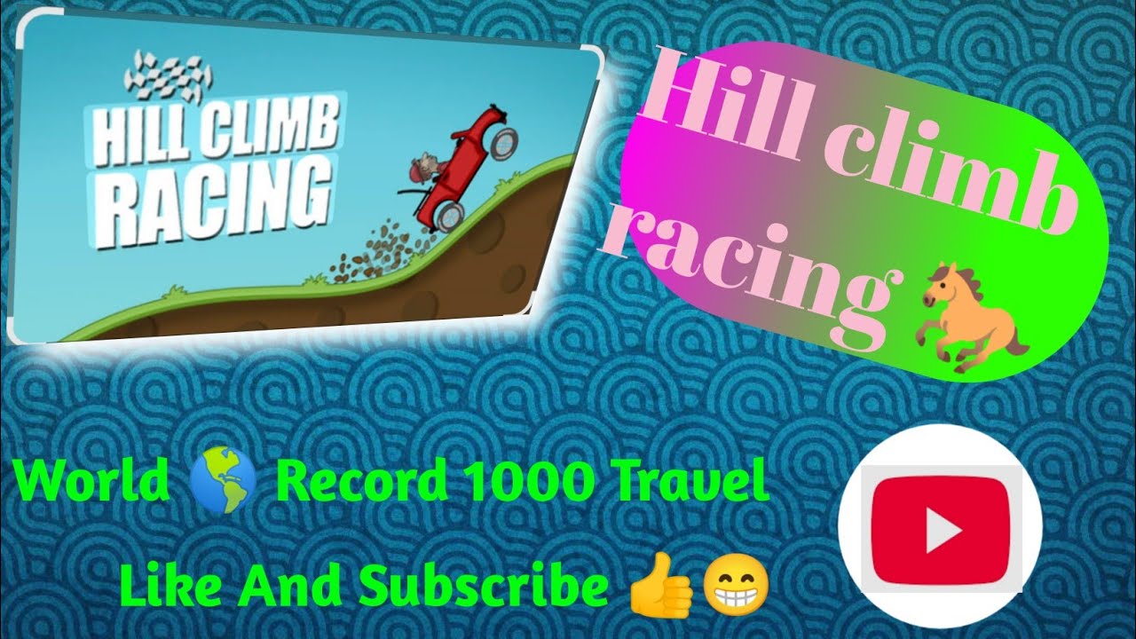 Hill climb racing 🏎️🐎🏎️🐎|| world 🌍 record|| like And Subscribe 👍