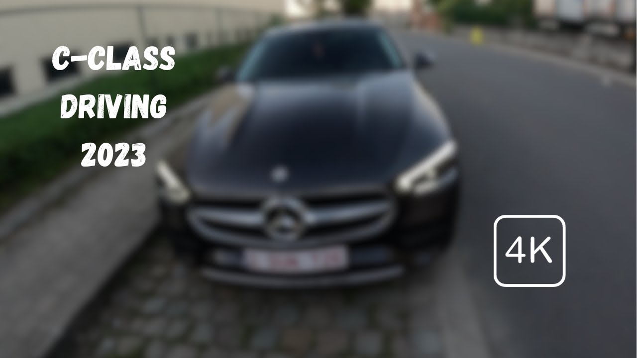 The New Mercedes-Benz C-Class Driving - (Pov) 4K