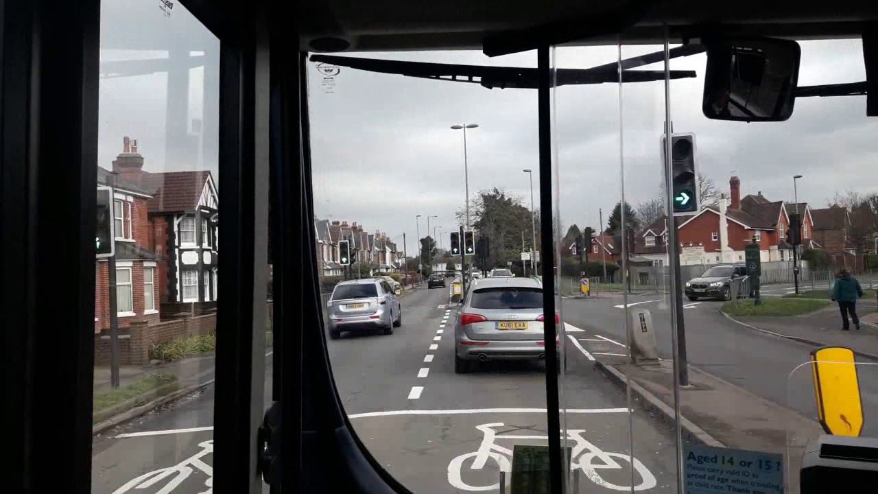 🇬🇧 FULL ROUTE VISUAL | Metrobus Crawley Fastway Route 20: Broadfield - Horley Langshott