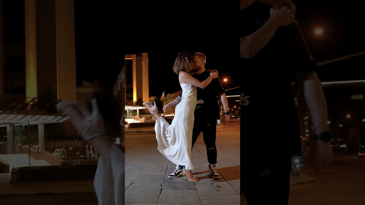 Street Tango Improvisation. Павел Собирай и Ксения Путько. #neotango #dance #tangonuevo #tangodancer