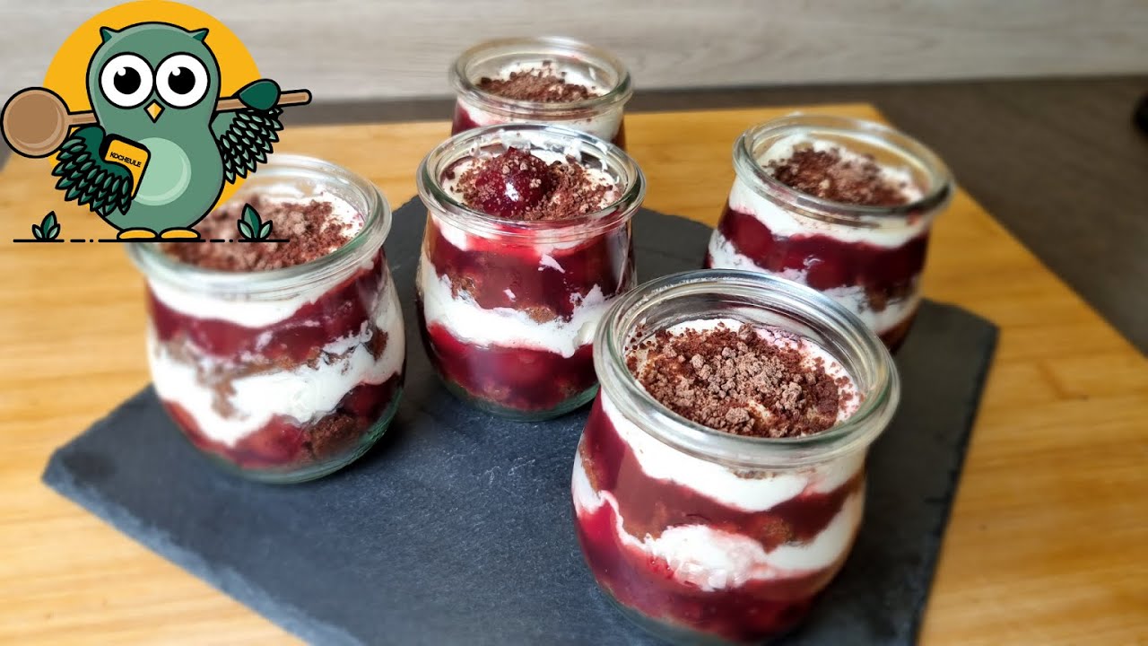 meine Schwarzwälder-Kirschtorte | Dessert im Glas Thermomix® ♥️ 𝑲𝒐𝒄𝒉𝑬𝒖𝒍𝒆