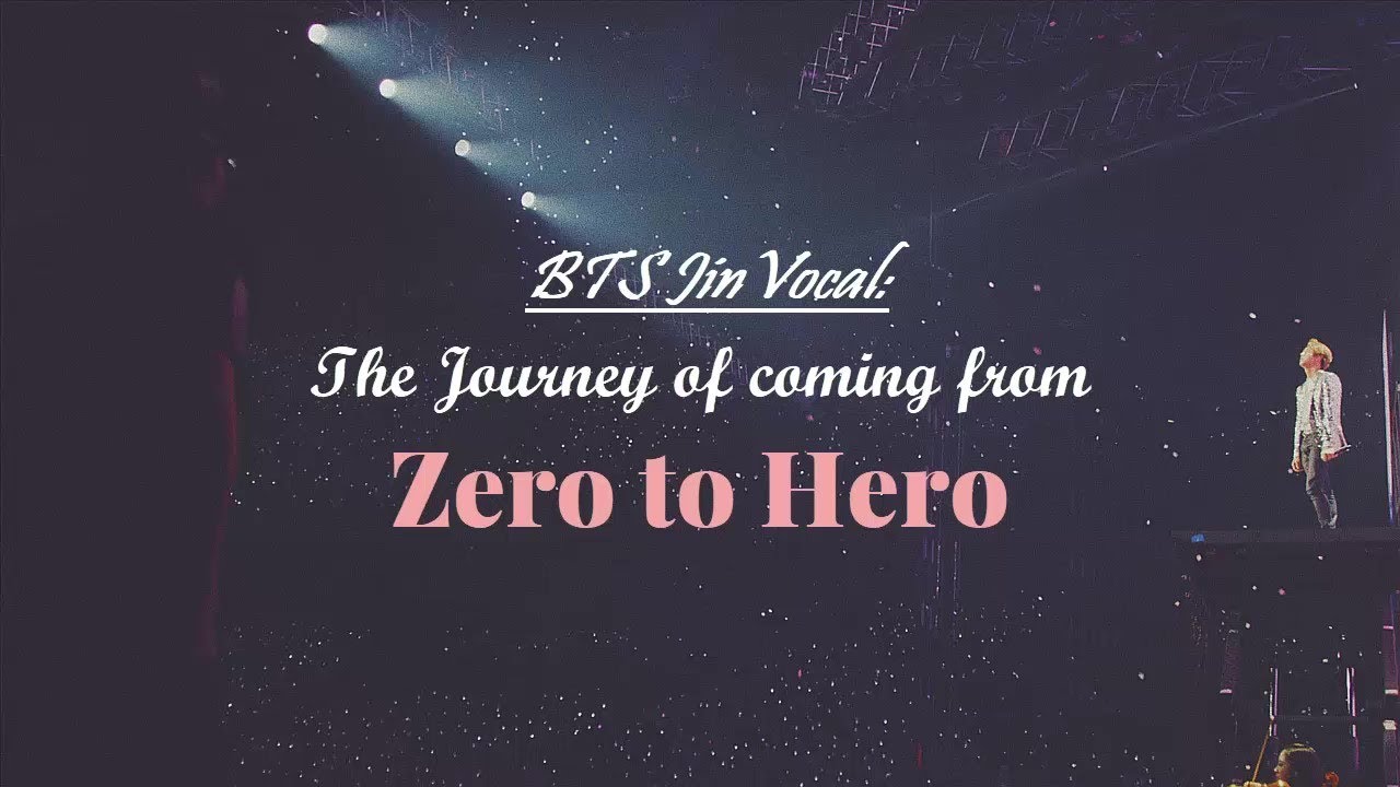 [방탄소년단/진] BTS Jin Vocal: The Journey of coming from Zero to Hero