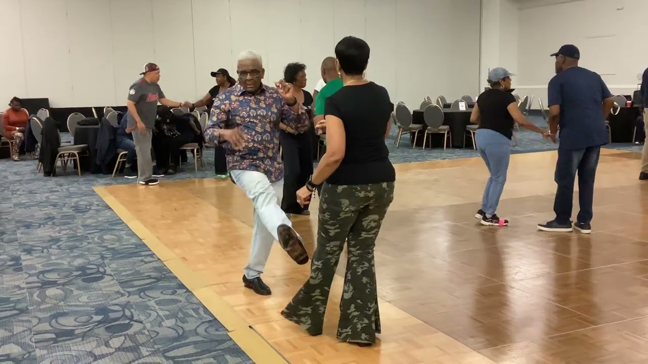 4M Emerald Set 2026 Steppin in the Wild: Meet & Greet 3/13. Dancers: Shelby Horn & Andrew Wigfall