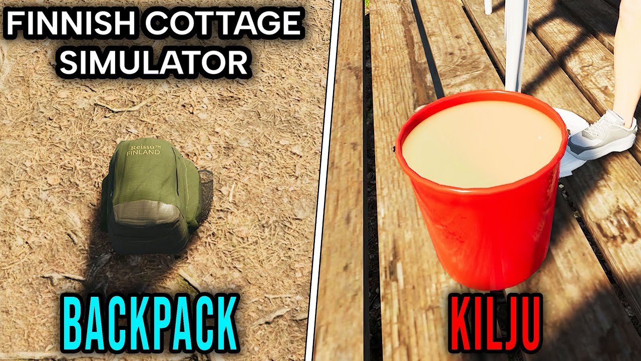 MAKING A KILJU - BACKPACK - Finnish Cottage Simulator