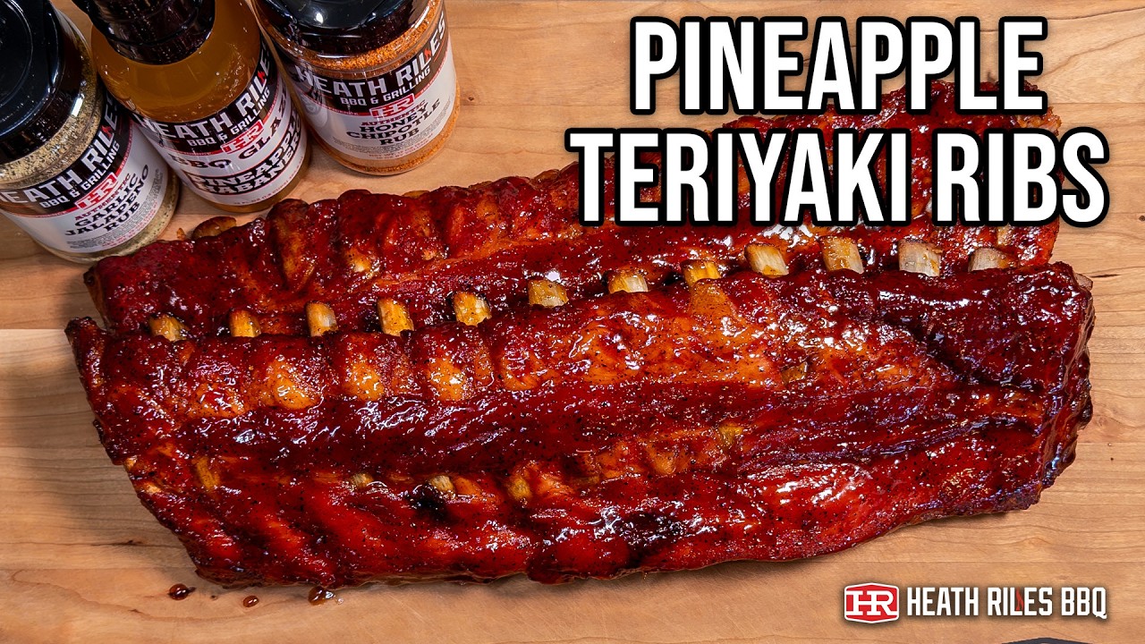 Pineapple Teriyaki Ribs on a Camp Chef Pellet Grill | Heath Riles BBQ