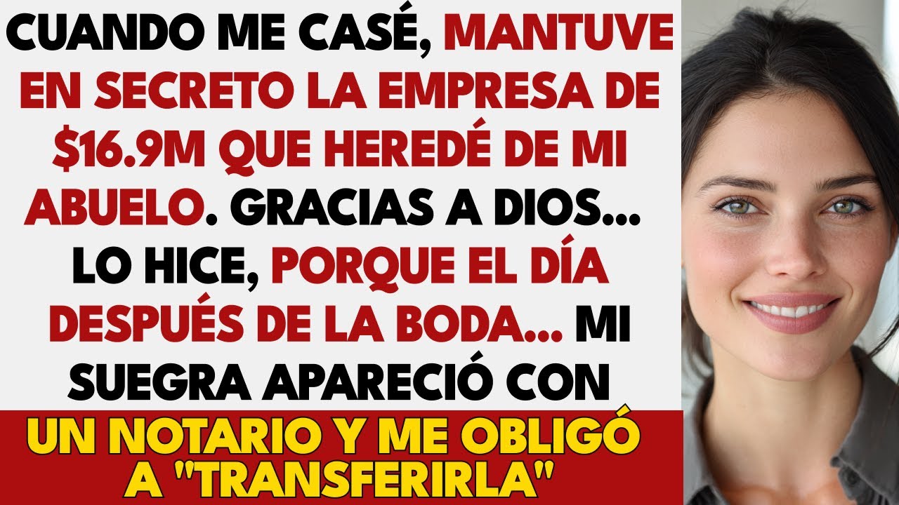 Oculté Mi Empresa De $16.9M Antes De La Boda. Gracias A Dios Lo Hice—Su Madre Llegó... Con Notario