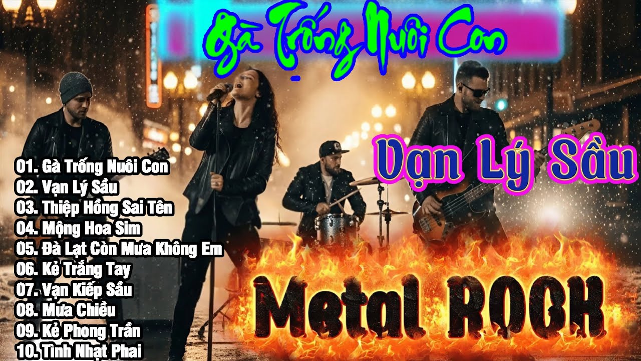 ⚡ METAL ROCK MAX VOLUME 🤘 | G&agrave; Trống Nu&ocirc;i Con &ndash; Vạn L&yacute; Sầu | Nghe Một Lần L&agrave; Nghiện 🔥