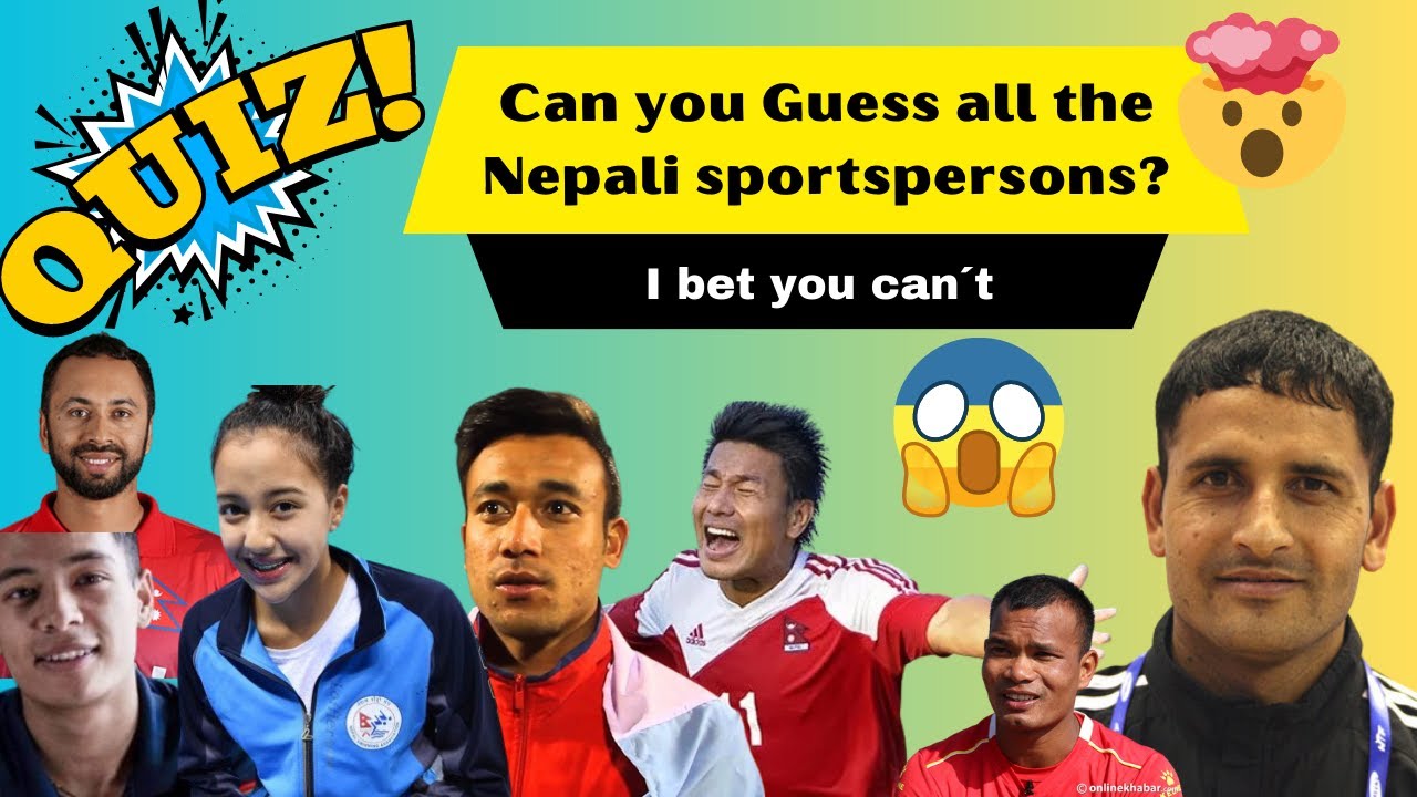 Guess the Famous Nepali Sportspersons of Nepal | Sports Quiz | IntellihubNepal Quiz
