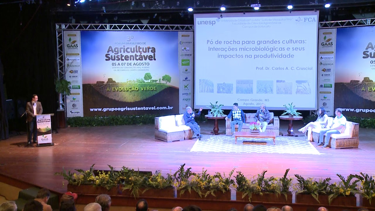 DEBATE: Pó de rocha em grandes culturas: interações microbiológicas e produtividade