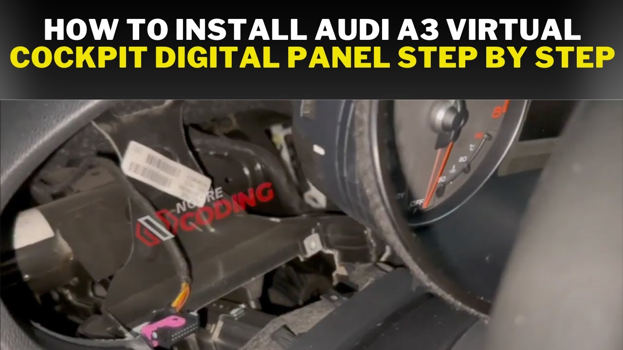 КАК УСТАНОВИТЬ ЦИФРОВУЮ ПАНЕЛЬ VIRTUAL COCKPIT AUDI A3 Шаг за шагом