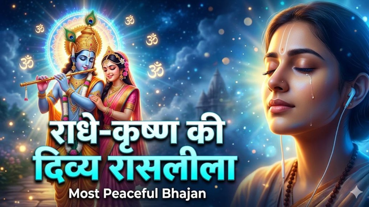 राधे-कृष्ण की दिव्य रासलीला | Radhe Krishna Ki Divya Rasleela | Most Peaceful Krishna Bhajan 2026