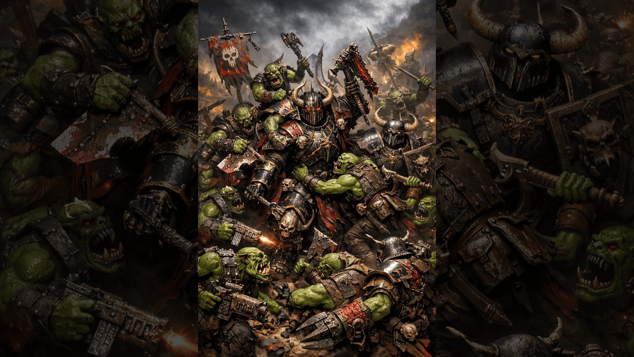 TTS3 wk1 Chaos knights vs orks